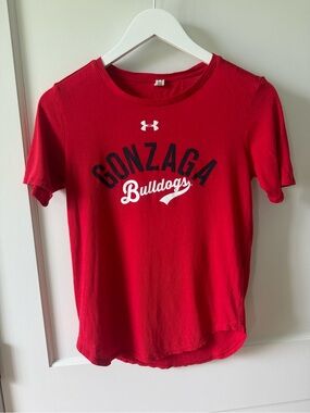 Under Armour Gonzaga Bulldogs Red T‑Shirt